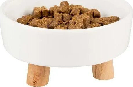 Duvo+ Duvo+ Ceramic Bowl Wooden Legs 200ml 11.5x11.5x6cm 13365