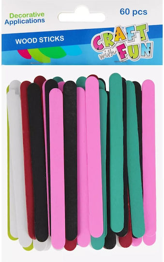 0zdoba Colored Wooden Sticks 114mm 60pcs Cf 12/96