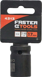 Faster Tools Nuss Pneumatisch mit Vierkant-Antrieb 1/2" Durchmesser 1/2" / 19 1Stück Faster Tools Nuss Pneumatisch mit Vierkant-Antrieb 1/2" Durchmesser 1/2" / 19 1Stück
