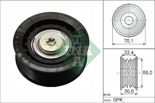 Ina 532 0471 10 Timing Belt Guide Drive Roller