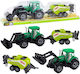 Lean Toys Set cu Tractor Camionetă