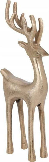 Koopman Koopman Gold Reindeer 35 Cm Christmas Figurine