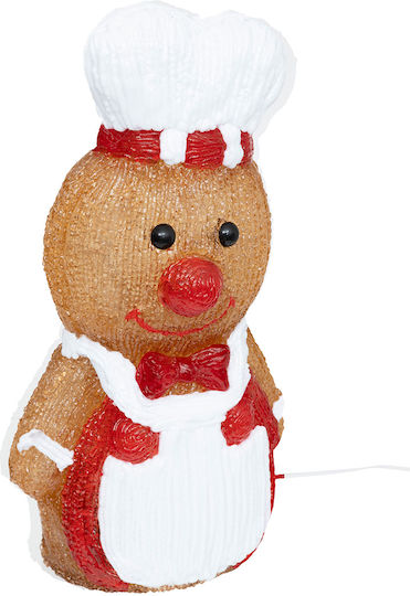 Christmas Solar Decorative Led 15.5x9.5x28.5 F-r Gingerbread 15.5x9.5x28.5