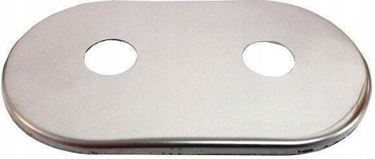 Flache Doppelabdeckplatte Edelstahlventile A Abstand 50 Mm Lochdurchmesser 16 Mm – Fi16 S