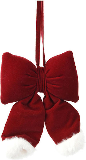 Kaemingk Fundă De Crăciun Din Catifea Oxblood 26cm 21x4.5x26cm Monocrom Kaeming