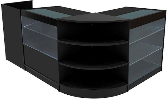 Theia Led Shop Counter Set K900 C900 Tb60 & Lm60 Schwarz