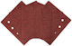 Neo Tools Sandpaper K80 with Holes 113x113mm Set 5pcs