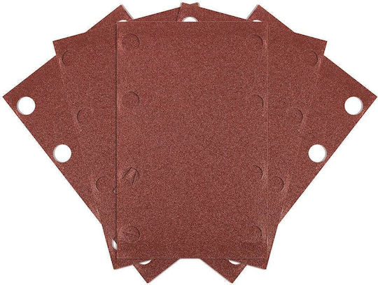 Neo Tools Sandpaper K120 with Holes 78x128mm Set 5pcs