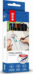 0.4mm 6 Colors Memobe Markers