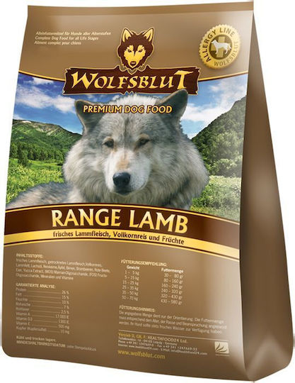 Wolfsblut 2kg Dry Food for Adult Dogs with Lamb and Rice