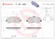 Set Plăcuțe de Frână Brembo Disc Frână P 50 086
