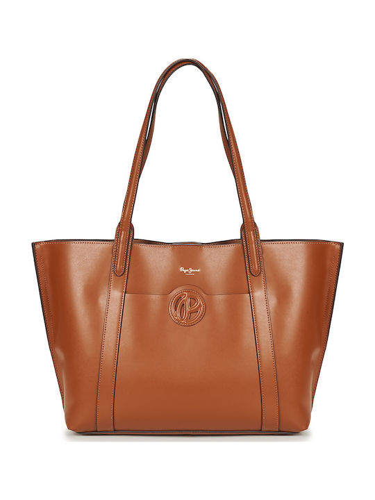 Shopping Γυναικεία Τσάντα Shopper Ώμου Καφέ