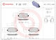 Brembo Brake Pad Set Disc Brake P 23 177