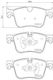 Brembo P61127 Bremsbelag Set Für Auto Bremsbeläge & Bremsscheiben