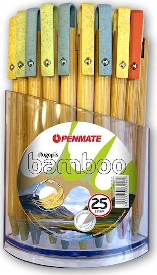 Teka Bamboo Bp-103 Mix 25 Stück Kugelschreiber Penmate