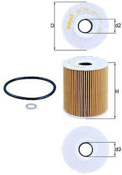 Mahle Oil Filter Ox 156d