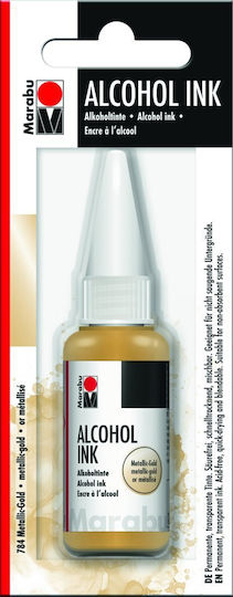 Smartmax Μελάνι Αλκοόλης 20ml Μεταλλικό-χρυσό 784