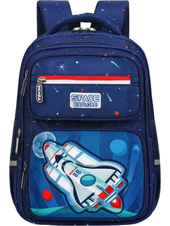 Kinder Schulranzen Brustgurt Marine Rakete Weltraum 20l 41cm