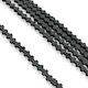 Aimatini Cruce 4*4mm Negru 100 Bucăți