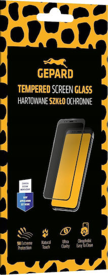 Gepard Full Glue Full Face Tempered Glass Black