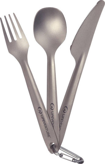 Lifeventure Superlight Titanium Besteck-Set Für Reisen