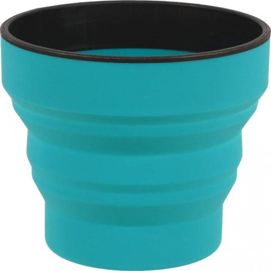Klappbares Lifeventure Silikon Ellipse Fleximug Elektrisch Glas
