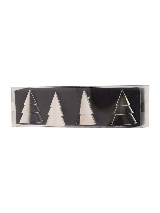 Serviettenringe Weihnachtsmuster 4 Stück Home Styling Collection