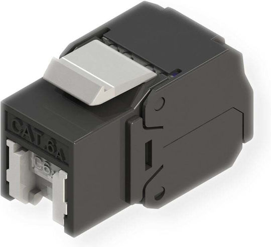 Roline Cat.6a Class Ea Keystone Rj45 Безекранен Без Инструменти Черен