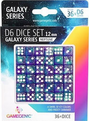 Gamegenic Galaxy Series D6 Dice Set 12 Mm Neptune