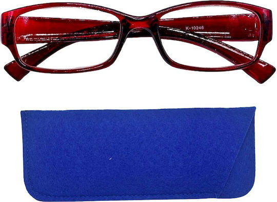 Panora Lesebrille +1.00 in Rot Farbe 14519