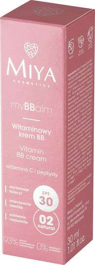Miya Cosmetics Mybbalm BB Хидратиращ Дневен Крем за Лице с SPF30 30ml