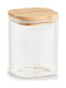 Zeller General Use Glass Vase with Lid Transparent 1000ml 1 Piece