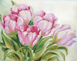 Diamond Dotz Diamond Painting Diamond Dotz Tulips 58.8x48.6cm Dd10051