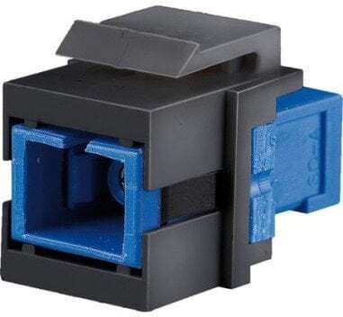 Bachmann Keystone Fiber Optic Connector Sc Sc Blue Black