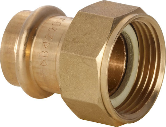 Conex Ibp Press Adaptor Apă Piuliță Liberă 22x3/4 80