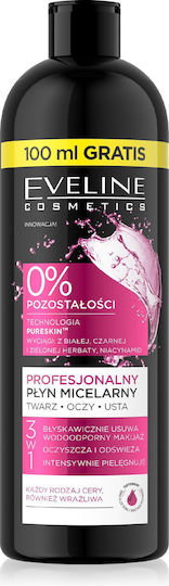 Eveline Professional Micellar Water Αφαίρεσης Μακιγιάζ Προσώπου 500ml
