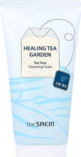 The Saem Healing Tea Gesichtsreiniger Schaumstoff mit Feuchtigkeitsspendender Wirkung