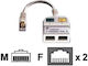 Telegärtner T-Adapter Cat5e 100base-t/isdn 21.17.3039
