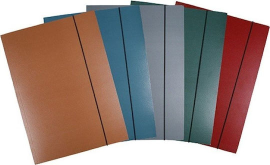 Office Products Elastic Folder Office Products Natura Cardboard Varnish A4 300gsm 3-Fold Color Mix