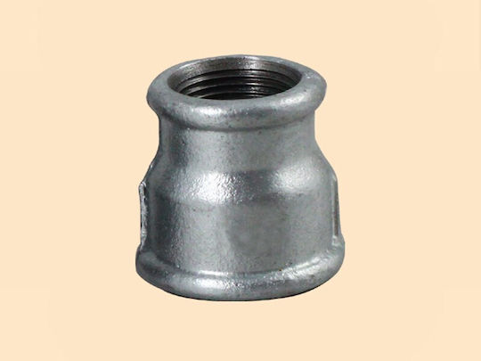Hydroland Μούφα Μειωτική Γαλβανισμένη 1"x1/2" Χυτοσίδηρη