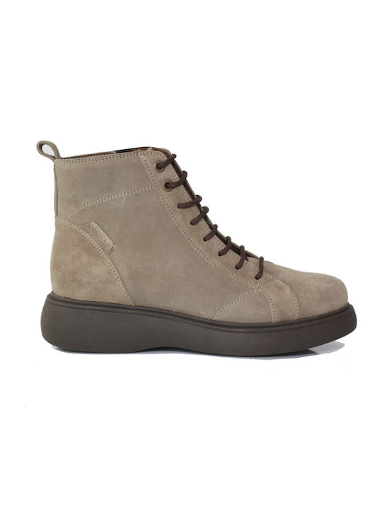 Ragazza Suede Γυναικεία Αρβυλάκια Καφέ