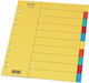 Elba Colored Cardboard Dividers 10 Sheets A4 605000