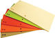 Office Products Cardboard Separators 1/3 A4 Mixed Colors 100