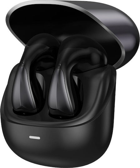 Jellico TWS29 Open Ear Bluetooth Handsfree Ακουστικά με Θήκη Φόρτισης Μαύρα