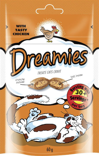 Dreamies Cat Treats Dreamies Chicken 60 G