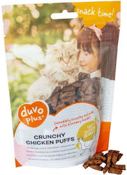 Duvo+ Knusprige Puff Katzenleckerlis mit Huhn 50g
