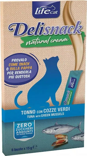 Ζωή Pet Care Ζωή Katzenleckerlis & Snacks Γάτα Τόνος 6x15g