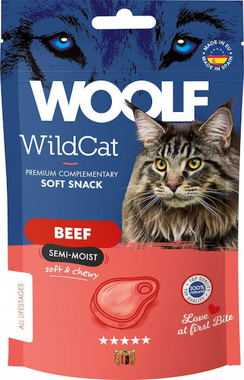 Woolf Wildcat Cat Treat 50g Soft Beef