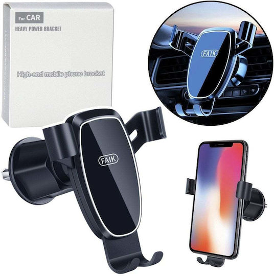 Gravity Car Phone Halterung Luftventil Schwarz
