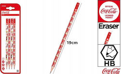 Teka Bleistift HB Mit einem Radiergummi Coca-Cola 4 Stück Teka Bleistift HB Mit einem Radiergummi Coca-Cola 4 Stück